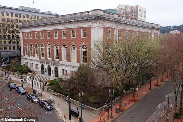 The Multnomah County Central Library in Portland, Oregon has 1,057 holds for 38 eBooks