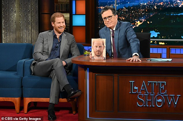 The Late Show with Stephen Colbert and guest Prince Harry, the Duke of Sussex