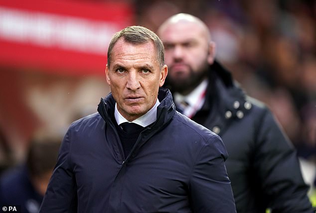 The Italian team's stance will be a blow to Foxes coach Brendan Rodgers (pictured)