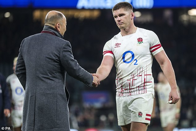 Owen Farrell (right) has been named captain;  Ellis Genge and Courtney Lawes vice-captains