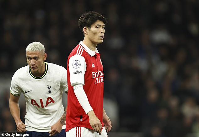 In addition to his post-match fight with Aaron Ramsdale, Richarlison also got into an altercation with Tomiyasu.