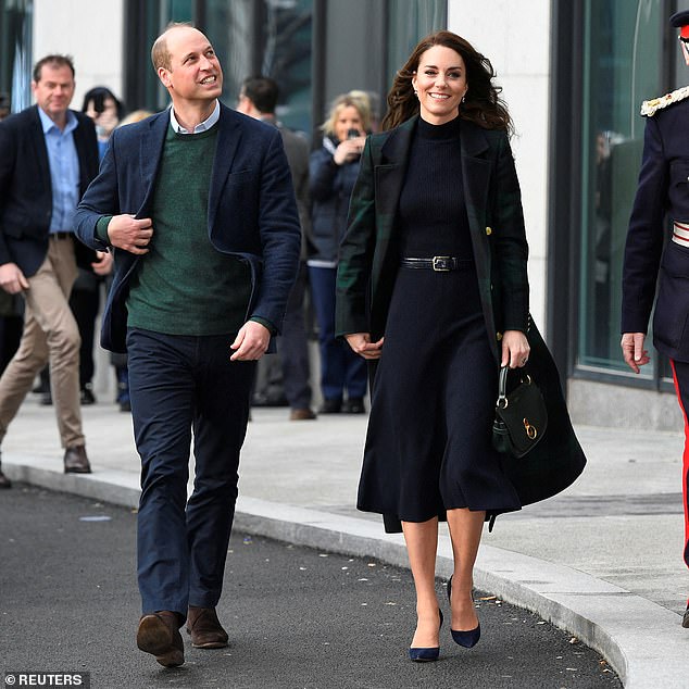 William and Kate, the Prince and Princess of Wales, pictured here at Royal Liverpool University Hospital in Merseyside on Thursday, are set to attend the funeral