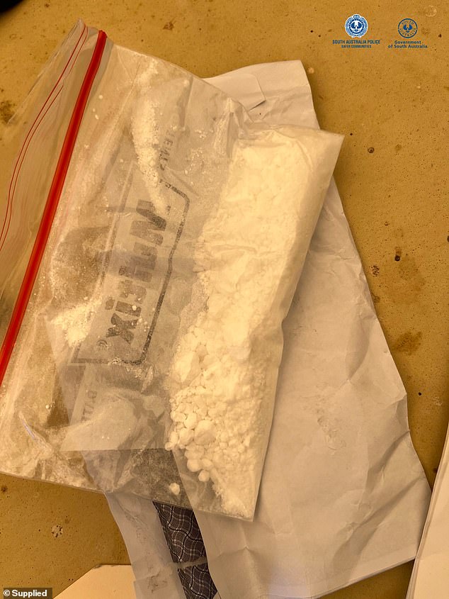 Suspected other drugs were also seized during the raid of the bunker.