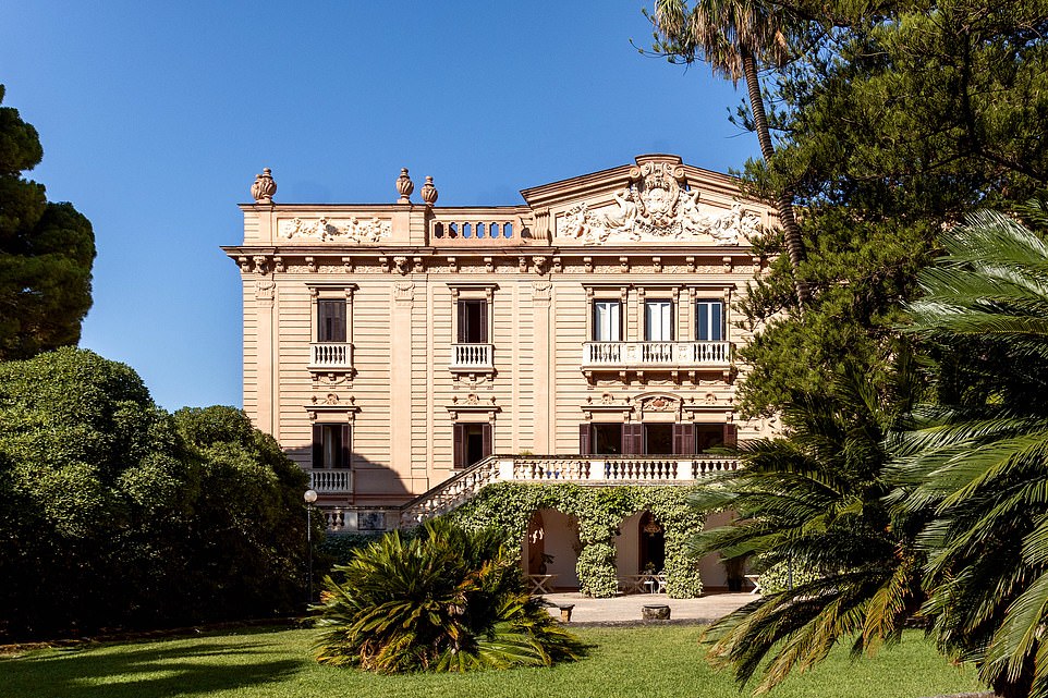 Amazing: Located in Palermo, Sicily, the property transports guests back to the 1500s, with 20 acres of garden and four bedrooms, each with a private bathroom to accommodate up to eight lucky guests.