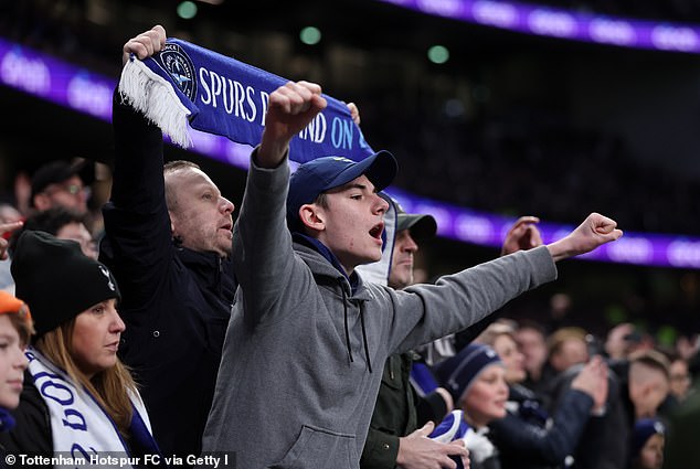 The Spurs crowd was howling for a win to interrupt the Gunners' Premier League title run.