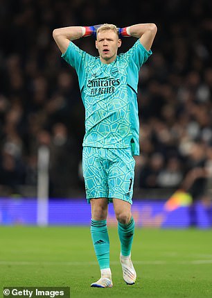 Arsenal goalkeeper Ramsdale made several important saves to keep his team ahead.