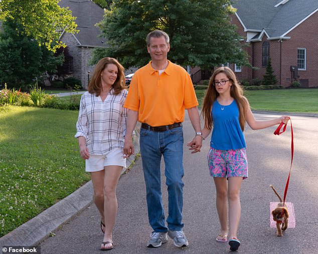 Burchett, with his wife Kelly and their daughter Isabel.  He lives in Knoxville and has served in Congress since 2019.