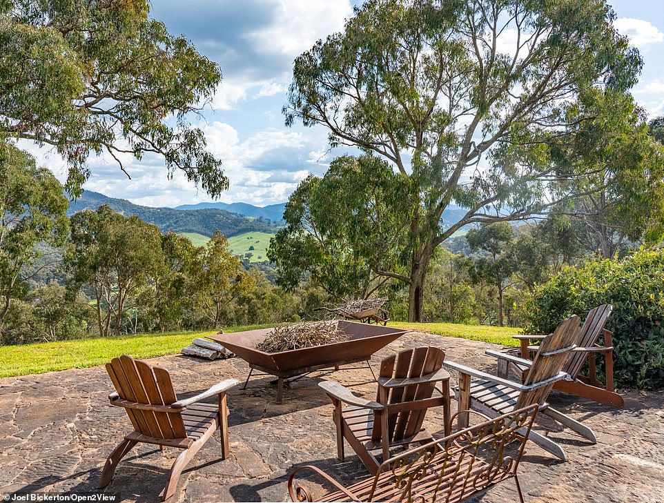 Spread over 300 acres of bushland on the foothills of Mount Buller, the incredible house is located in Howqua, just under three and a half hours' drive north-east of Melbourne and has movie-worthy views across the valley.