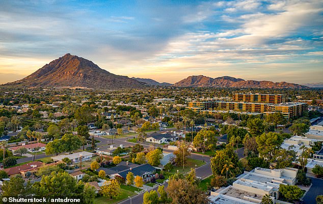 Pictured: Downtown Scottsdale, Arizona.  The reality of the ongoing drought will force many living in the southwestern United States to reevaluate their lifestyles and access to resources.