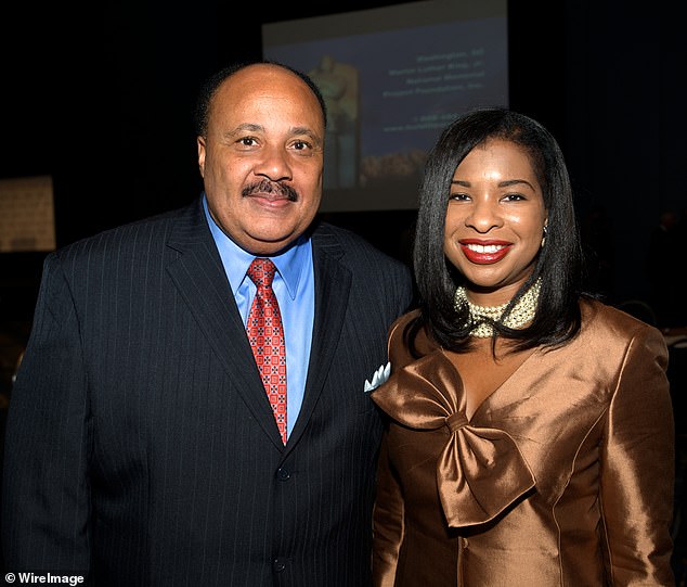 Arndrea Waters King married Martin Luther King III in 2006 and they have a daughter together.  Waters King's birthday is January 16, which this year coincided with Martin Luther King Jr. Day.