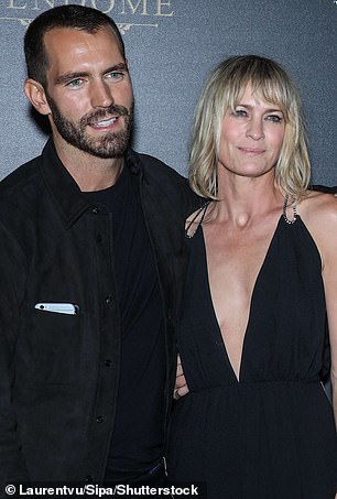 Separation: Robin reportedly filed for divorce from her husband Clément Giraudet in September 2022 (pictured together in 2017)