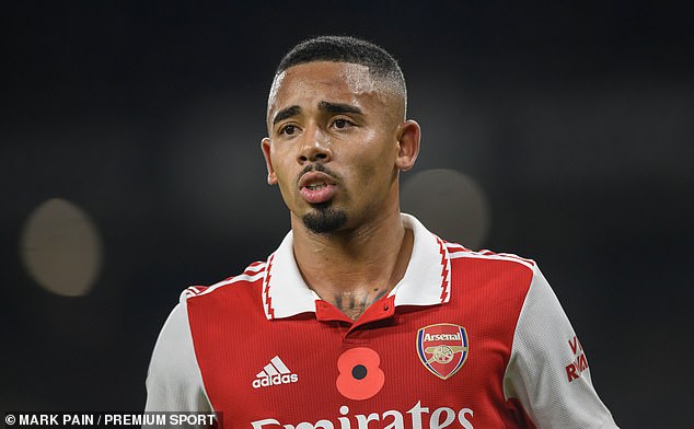 Hitman Gabriel Jesus had been in prolific form for Arsenal before picking up an injury in Qatar