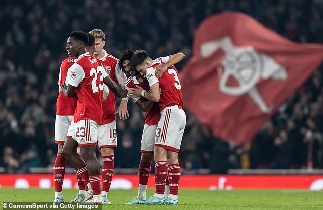 The good form of the Gunners in the Europa League has led them to have fewer games in the year