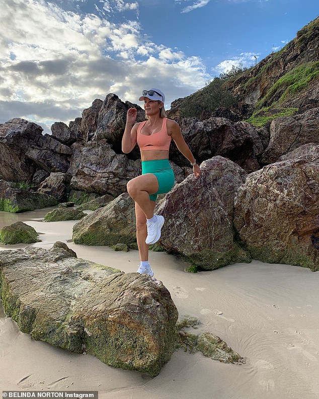 'Try to move all the muscles and joints every day.  Try to focus on each muscle that moves as often as possible during the day,” said Belinda (pictured).