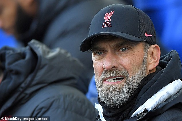 Jurgen Klopp's team faces Wolves on Tuesday without several first-team forwards