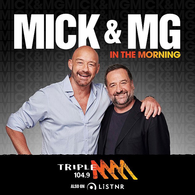 Molloy returned to Triple M on Monday to co-host the new morning breakfast show Mick & MG with Mark 'MG' Geyer after resigning from the station in 2021 after 11 years.