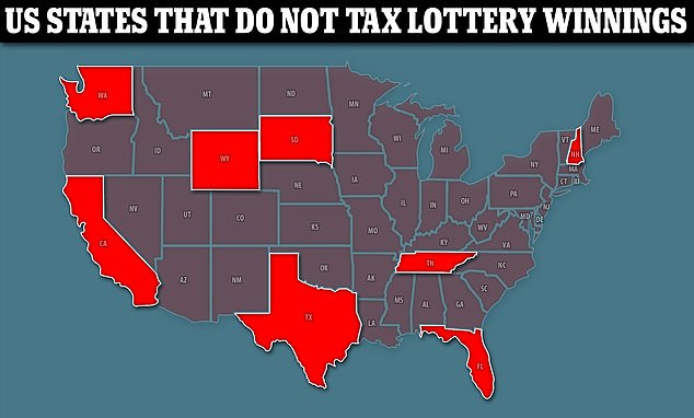 New Hampshire is one of eight states in the country that does not tax lottery winnings;  others include California, Florida, South Dakota, Tennessee, Texas, Washington, and Wyoming.
