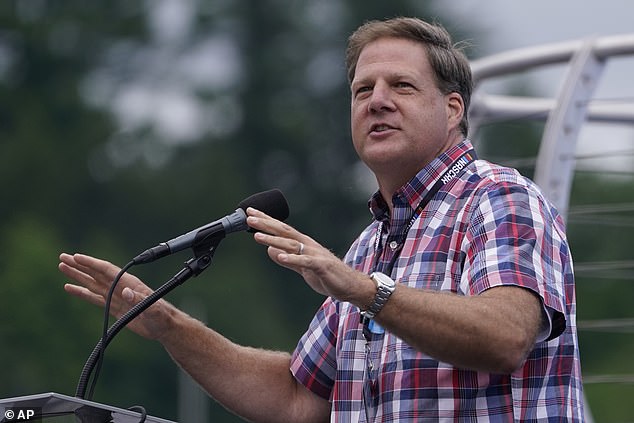 New Hampshire Governor Chris Sununu (pictured) commented on the 'expensive mile' and assured people in New Hampshire that they would stay without income taxes.