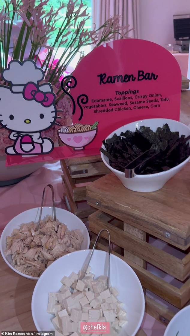 Details: There was a ramen bar where guests could customize their dish with ingredients, making it vegan or not