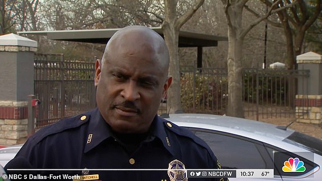 Sgt. Warren Mitchell of the Dallas Police Department (pictured) said it was a 