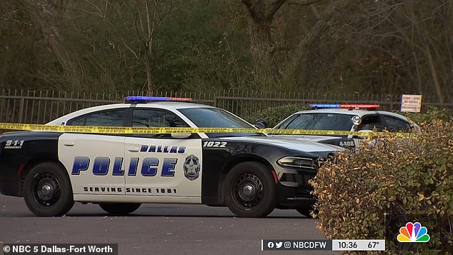 Dallas police were called to the apartment complex in the Cedar Crest district, south of downtown, Sunday afternoon.