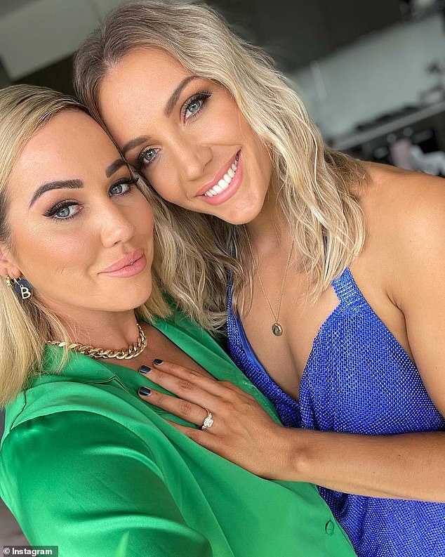 Sophie had proposed to Maddie on Mardi Gras weekend in February, presenting her with an enormous ring encrusted with three diamonds.