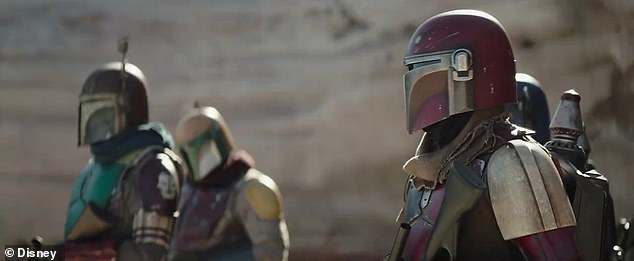 Galaxy: The trailer with Mando saying: 'Our people are scattered like stars in galaxies.  What are we?  What do we represent?