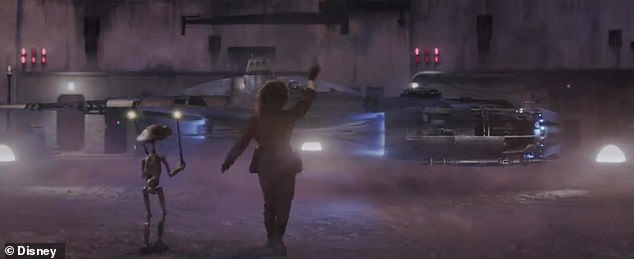 Force: 'I'm going to Mandalore, to be forgiven for my transgressions,' he says, as his ship takes off as Peli Motto (Amy Sedaris) yells, 'May the Force be with you!'