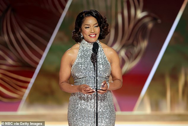 History: Bassett made history by winning the Golden Globe last week for playing Queen Ramonda in Black Panther: Wakanda Forever, the first actress in a Marvel film to win a major acting award.