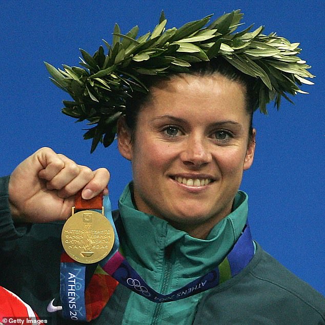 Chantelle Newbery won gold at the 2004 Athens Olympics for the 10-meter platform dive