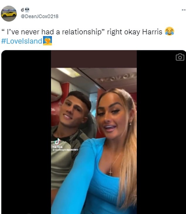 1673946212 994 Love Islands Haris called out after her bold claims that