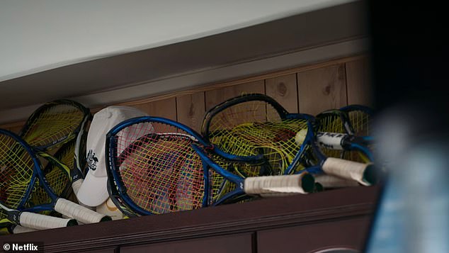 During a behind-the-scenes look at the world of professional tennis, it was revealed that the Kyrgios matriarch has a collection of the tennis legend's broken rackets.