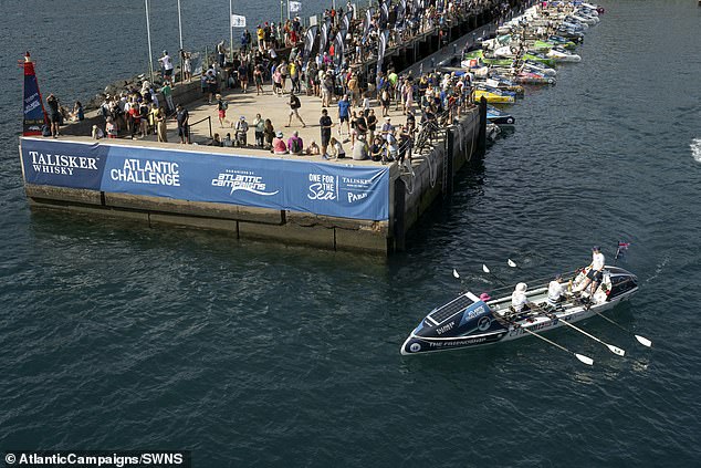 The brothers completed the gruelling Talisker Atlantic Challenge