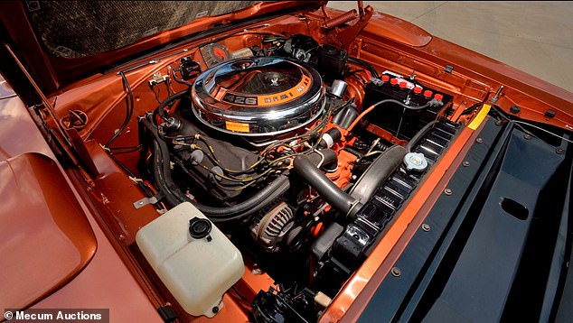 The rare model sold is the lower mileage Hemi Daytona with its original engine known to exist