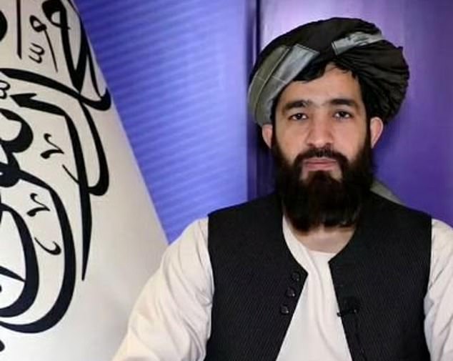 Abul Qahar Balkhi (pictured, file photo), Taliban Foreign Office spokesman, was one of the Taliban who responded to Prince Harry's claims.  