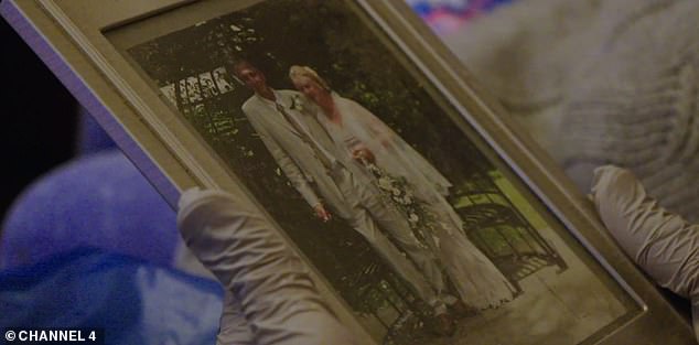 Lilian then showed the paramedics a photo of her and her late husband on their wedding day at a Newcastle registry office