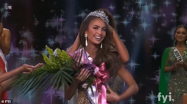 The controversy surrounding Gabriel's Miss Universe victory over the weekend comes just months after she became Miss USA on October 3 (pictured)