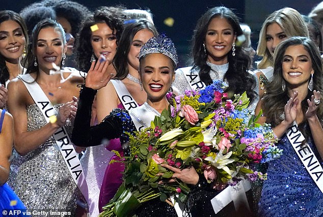 Miss USA R'Bonney Gabriel on Saturday night became the ninth Miss USA to win the world pageant in its 71-year history.