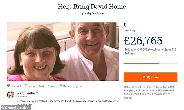 The family have set up a funding page to help pay for defence costs and have raised just over £28,000. If found guilty he faces life in prison