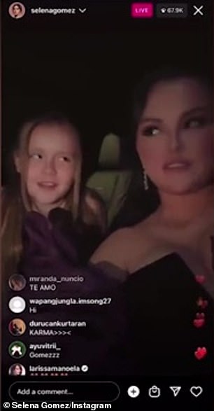 That same night, Gomez and her nine-year-old half-sister, Gracie Elliott Teefey, hopped on Instagram Live to discuss body-shaming trolls.