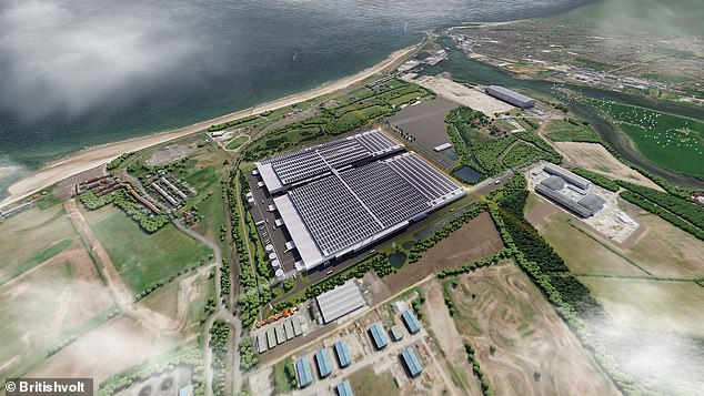 Britishvolt's £3.8 billion gigafactory is expected to employ up to 3,000 people by the time it is fully operational