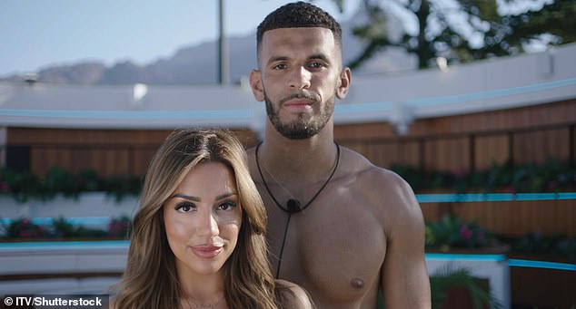 Popular: Things got a bit more complicated when it came to Manchester lad Kai Fagan, 24, who managed to pair up with three different girls in the show's first couple but ultimately ended up with the sizzling Tanyel Revan, 26.