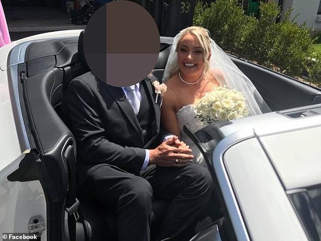 The former couple got married in 2017 and have two young daughters together.  Dayna Isaac is pictured on her wedding day.