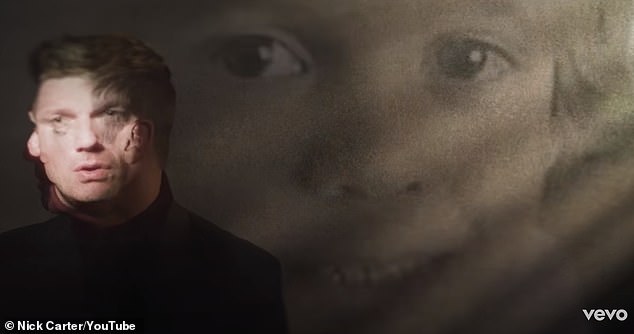 'It hurts to love you / but I still love you': Last Thursday, the 42-year-old Grammy nominee released the music video for his somber new song Hurts to Love You, which featured childhood images of Aaron projected behind him.