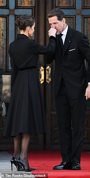 Crown Prince Pavlos and Queen Letizia of Spain