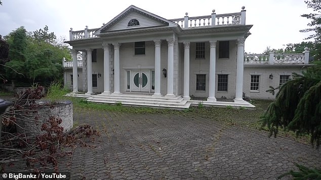 The house seems to have an abandoned look since the family moved.