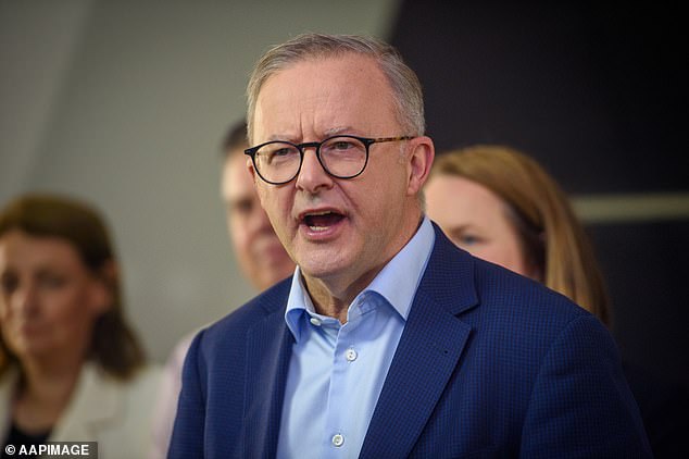 The Labor government of Anthony Albanese (pictured) said it has been in close talks with France in an effort to prevent a repeat of the $90bn submarine contract fiasco.