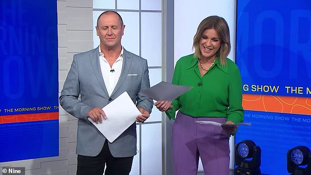 1674014051 62 Sunrise Kylie Gillies makes cheeky joke about Kochies aubergine