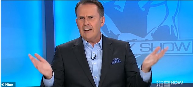 The veteran sports reporter, 61, doesn't stop with jokes when he hosts Nine's Sunday Footy Show, but viewers say he's not a good fit when he's covering tennis.