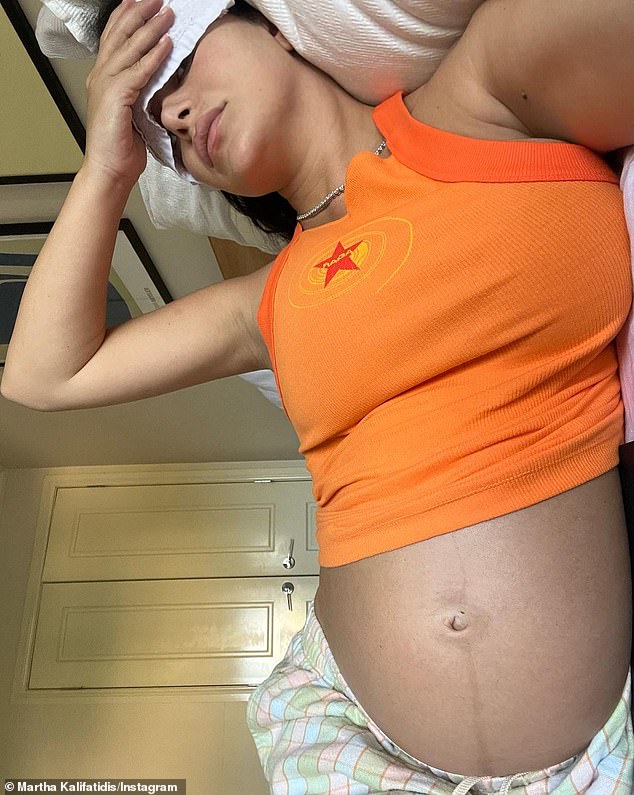 Martha recently revealed that her February due date had been pushed back to March 6 and described the difficulties she has faced so far in her pregnancy.